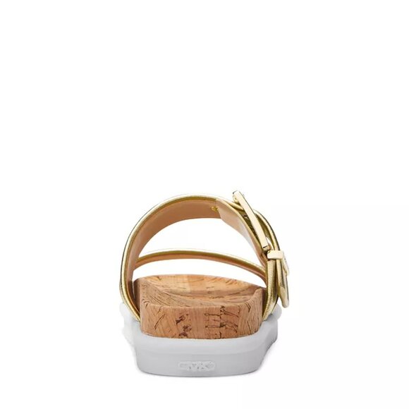 Women's Sandals Michael Kors Colby Slide Gold - Picture 2 of 3